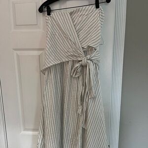 Anthropologie Strapless Summer Dress
